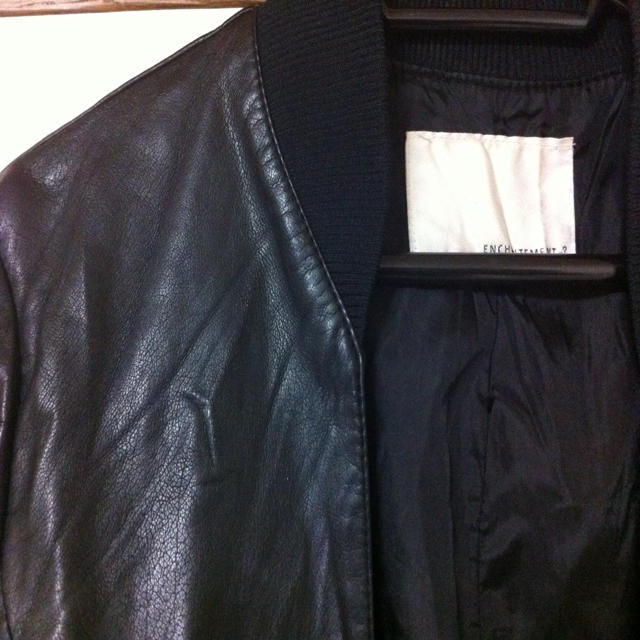 LE CIEL BLEU(ルシェルブルー)のLE CIEL BLEUのフェイクレザー レディースのジャケット/アウター(ブルゾン)の商品写真