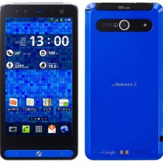 フジツウ(富士通)のARROWS Z ISW11F Blue(スマートフォン本体)