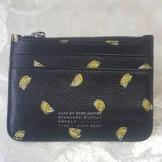 マークバイマークジェイコブス(MARC BY MARC JACOBS)の未使用 マークバイマークジェイコブス♡レモン柄レザー カード＆コインケース(コインケース)