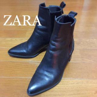 ザラ(ZARA)のZARA サイドゴアブーツ 36(ブーツ)