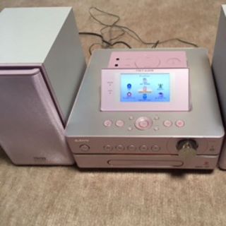 ソニー(SONY)のSONY HDDコンポ NAS-D55HDピンク（ネットジューク）(その他)