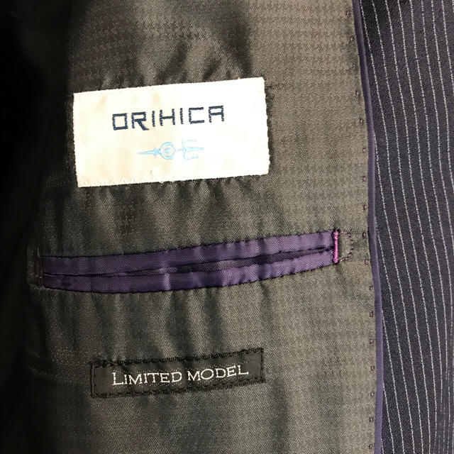 ORIHICA(オリヒカ)の値下げ！ 美品 オリヒカ ネイビー スーツ 秋冬用 メンズのスーツ(セットアップ)の商品写真