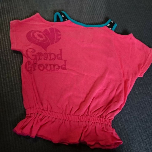 GrandGround(グラグラ)のグラグラ 半袖 100  ジャム  バナバナ キッズ/ベビー/マタニティのキッズ服女の子用(90cm~)(その他)の商品写真