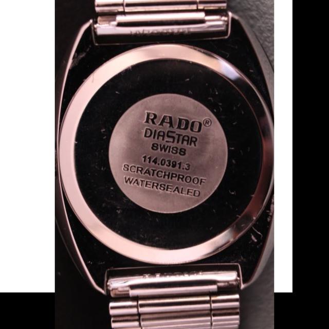 ☆良品【RADO】ラドー ダイアスター デイト 115.0653.3 クォーツ メンズ_715479【ev20】