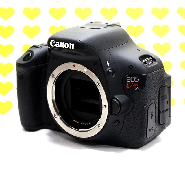 Canon EOS Kiss X5 キャノン の通販 by SUNNY｜キヤノンならラクマ - Wi-Fi転送❣️自撮り❤️Canon 総合評価
