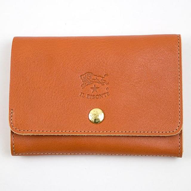 IL BISONTE - 新品 イルビゾンテ 二つ折り 財布 キャメル