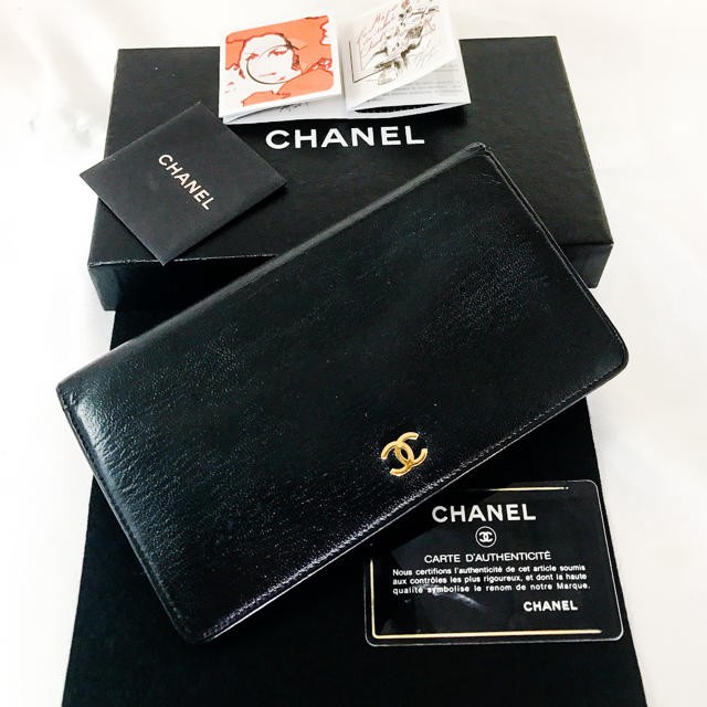 CHANEL(シャネル)のCHANEL 二つ折り長財布 レディースのファッション小物(財布)の商品写真