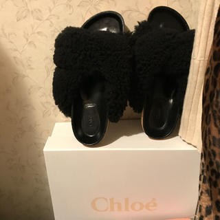 クロエ(Chloe)のChloe fur sandal.(サンダル)