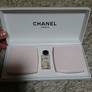 シャネル(CHANEL)の新品未使用 CHANEL 石鹸&ミニ香水(ボディソープ/石鹸)