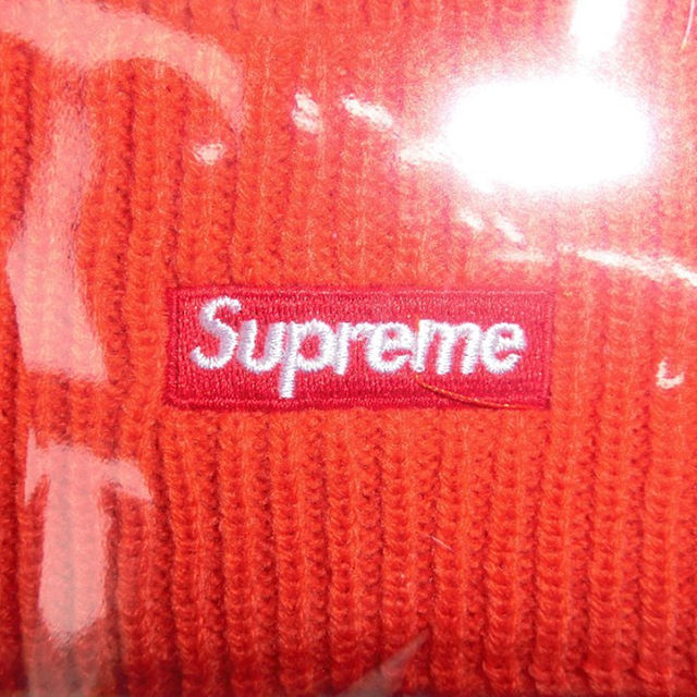 Supreme(シュプリーム)のSUPREME 14AW New Era FTP Beanie　オレンジ レディースの帽子(ニット帽/ビーニー)の商品写真