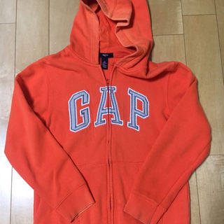 ギャップキッズ(GAP Kids)のギャップ パーカー １４０ 格安 GAP オレンジ(その他)