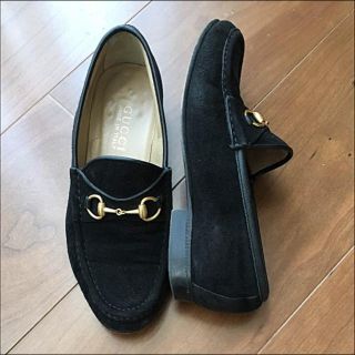 Gucci - グッチ ビットローファー スウェード 100 0255/1 37Cの通販 ...
