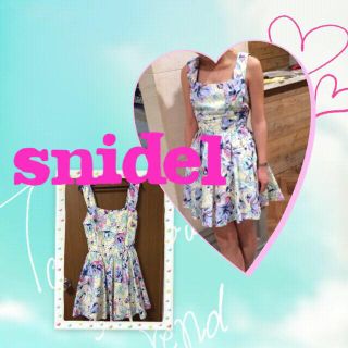 スナイデル(SNIDEL)のsnidel♡sweetコラボ(ミニワンピース)