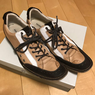 新品最終値下キャサリンハムネットロンドン皮革レザー靴スニーカー靴２７cm