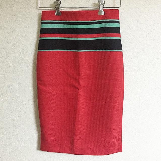 Lily Brown(リリーブラウン)のレトロタイトスカート レディースのスカート(ひざ丈スカート)の商品写真