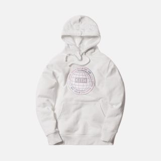 シュプリーム(Supreme)のKITH GLOBAL WILLIAMS HOODIE  白 納品書付き L(パーカー)