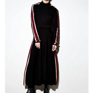 パメオポーズ(PAMEO POSE)のPAMEO POSE SIDE LINE KNIT DRESS 。(ロングワンピース/マキシワンピース)