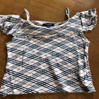 バーバリー(BURBERRY)のBurberry130 肩だしTシャツ(その他)