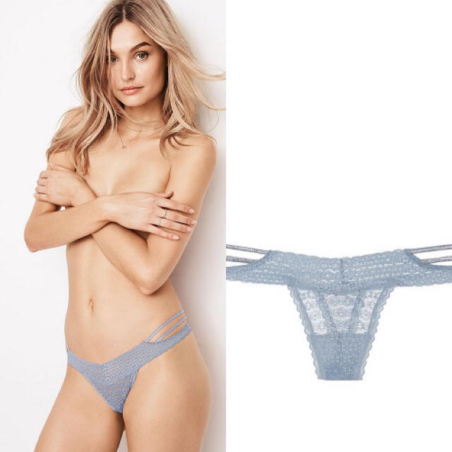 Victoria's Secret(ヴィクトリアズシークレット)の新品米国Victoria'ssecretセクシー TバックSブルー レディースの下着/アンダーウェア(ショーツ)の商品写真