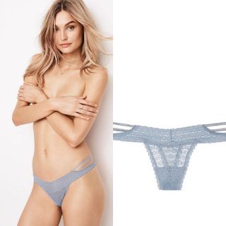 ヴィクトリアズシークレット(Victoria's Secret)の新品米国Victoria'ssecretセクシー TバックSブルー(ショーツ)