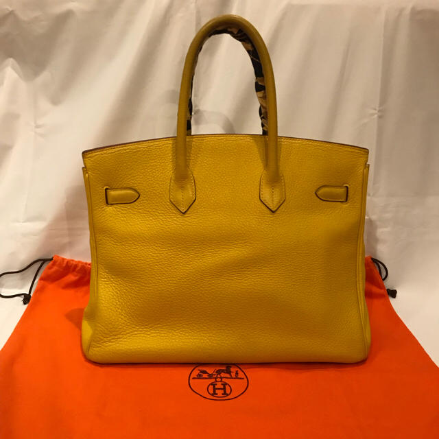 みんみん♡様専用② HERMES バーキン35 トリヨンクレマンス イエロー レディースのバッグ(ハンドバッグ)の商品写真