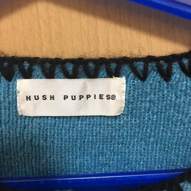 Hush Puppies(ハッシュパピー)の【美品】HUSH PUPPIES  刺繍   クルーネックセーター レディースのトップス(ニット/セーター)の商品写真