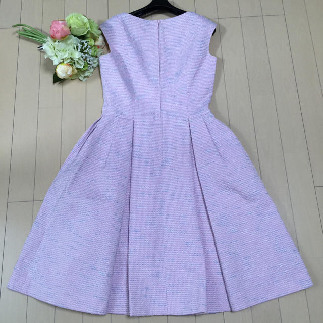 René by ☆☆☆'s shop|ルネならラクマ - ルネ♡ピンク×ブルー♡ツイードワンピースの通販 日本製特価