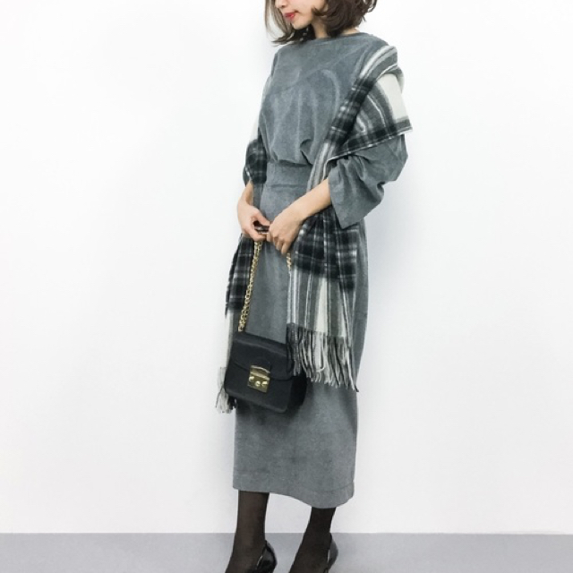 TWEEDMILL(ツイードミル)のTWEED MILL☺︎チェックストール マフラー レディースのファッション小物(マフラー/ショール)の商品写真