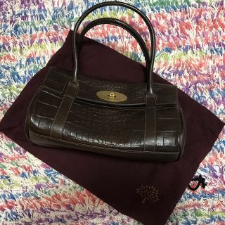 マルベリー(Mulberry)の2/17 23:00までの価格！マルベリーベイズウォーター横長タイプブラウン(ショルダーバッグ)