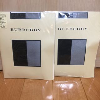 バーバリー(BURBERRY)の【新品未使用】バーバリー黒ストッキング 4足入(タイツ/ストッキング)