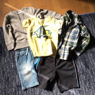 ムジルシリョウヒン(MUJI (無印良品))の男の子 110センチ セット(Tシャツ/カットソー)