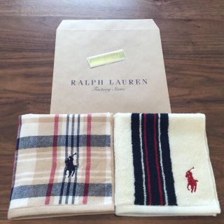 ラルフローレン(Ralph Lauren)の新品未使用☆ラルフローレン☆ミニタオルセット(ハンカチ/ポケットチーフ)