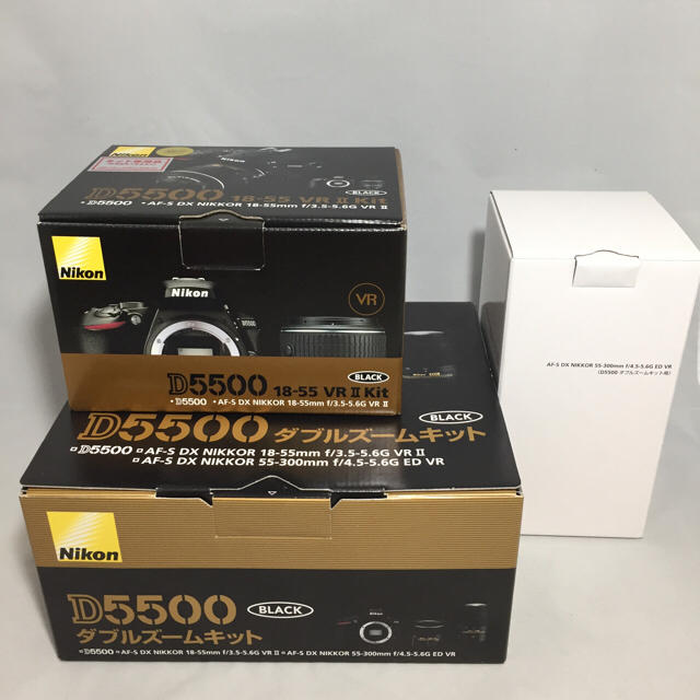 Nikon - ゆき様 専用 D5500 ダブルズームKIT 美品 シャッター回数1082