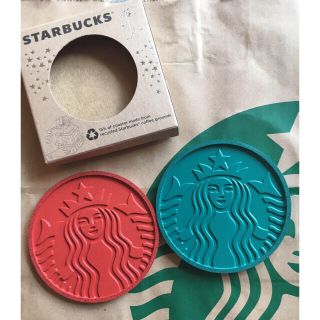 スターバックスコーヒー(Starbucks Coffee)の新品 スターバックスコースター2枚組(テーブル用品)