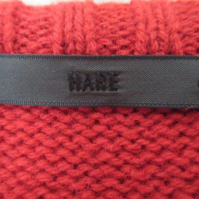 HARE(ハレ)の☆HARE/ハレ ケーブル編み ニット/セーター/メンズ/M/赤☆美品 メンズのトップス(ニット/セーター)の商品写真