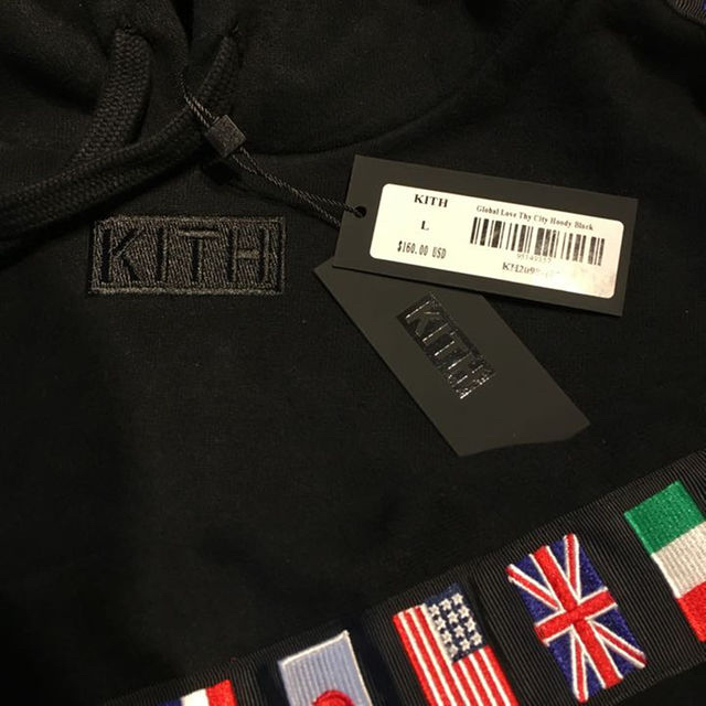 KITH LOVE THE CITY WORLD FAIR HOODIE L