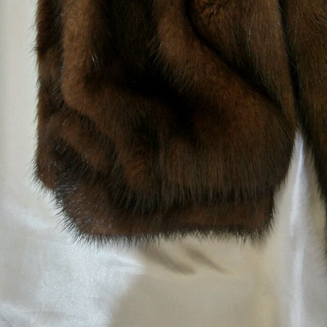 ☆銀サガミンク☆ロングコートブラウン(売り切り) レディースのジャケット/アウター(毛皮/ファーコート)の商品写真