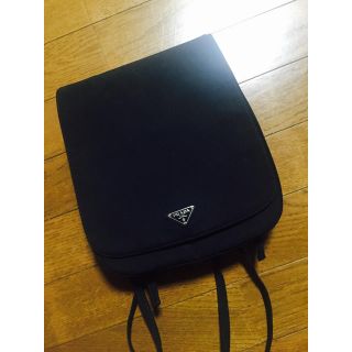 プラダ(PRADA)の早い者勝ち☆プラダバッグパック黒☆美品(リュック/バックパック)