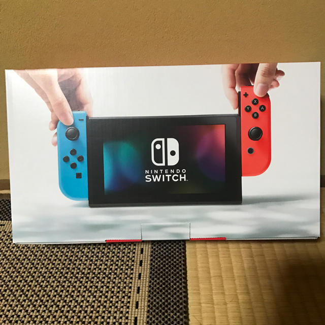 Nintendo Switch - 新品 nintendo switch ネオンブルー/レッド 外箱印