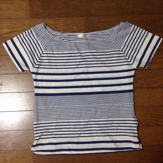 ヴィス(ViS)のランダムボーダーtops(Tシャツ(半袖/袖なし))