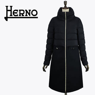 ヘルノ(HERNO)の希少 今期新作完売品 新品未使用 HERNOコート 38サイズ CA0171D(ダウンコート)