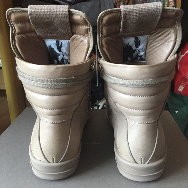 Rick Owens(リックオウエンス)のリックオウエンス ジオバスケット ベージュ メンズの靴/シューズ(スニーカー)の商品写真