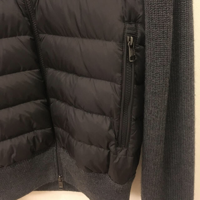 MONCLER(モンクレール)のNORI73様専用  値下げ    モンクレール  ダウン✖️ニットカーディガン メンズのジャケット/アウター(ダウンジャケット)の商品写真