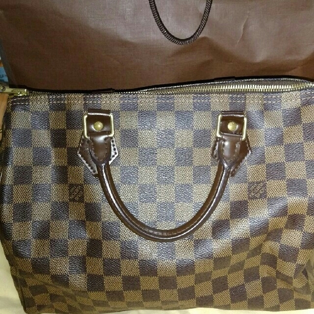 誕生日プレゼント LOUIS VUITTON - ダミエスピーディーLOUIS VUITTONバック ハンドバッグ 誕生日プレゼント LOUIS VUITTON - ダミエスピーディーLOUIS VUITTONバック ハンドバッグ