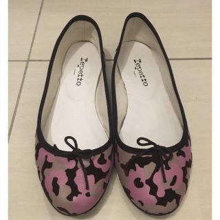 レペット(repetto)のR 3636様専用 レペット バレエシューズ 39.5 25 カモフラ ピンク(バレエシューズ)