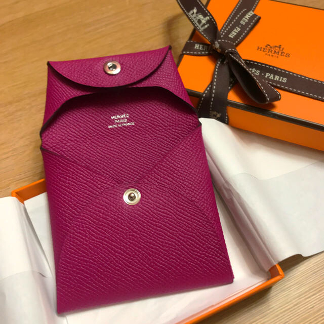 Hermes(エルメス)の【まゆ様専用】★新品★ エルメス コインケース バスティア ローズパープル レディースのファッション小物(コインケース)の商品写真