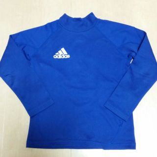 アディダス(adidas)のadidasインナーシャツ110ブルー(Tシャツ/カットソー)