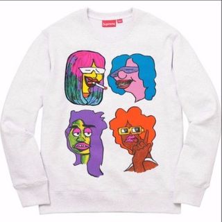 シュプリーム(Supreme)のSサイズ Gonz Heads Crewneck supreme(スウェット)