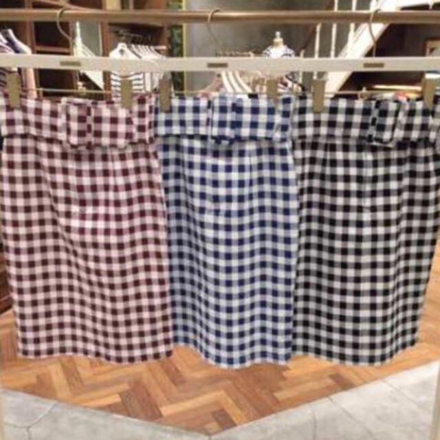 SNIDEL(スナイデル)のsnidel ギンガムチェックタイトスカート レディースのスカート(ひざ丈スカート)の商品写真