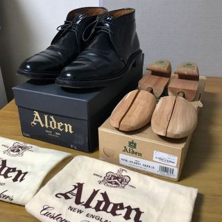 オールデン(Alden)のALDEN 1340 コードヴァン サイズ7 Dワイズ シューツリー付き(ドレス/ビジネス)